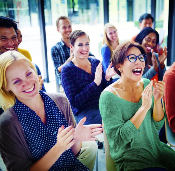 Pubblico Applaudito, Apprezzamento Concetto — Foto Stock