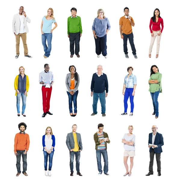 Cheerful Diverse People — Stock Photo, Image