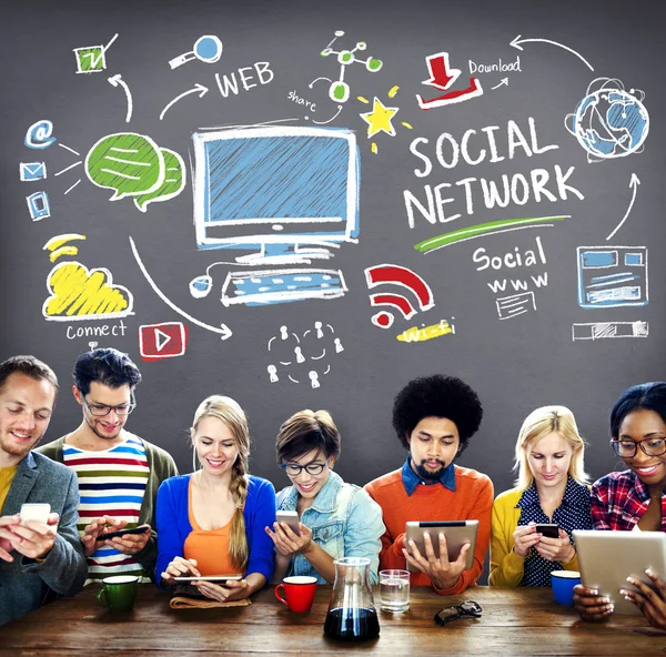 Social Network Concept — Stock Photo, Image