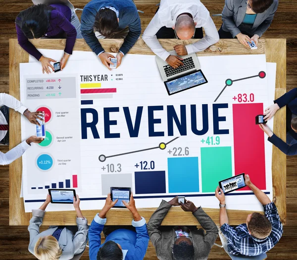 Revenue Accounting Concept — Stock Photo, Image