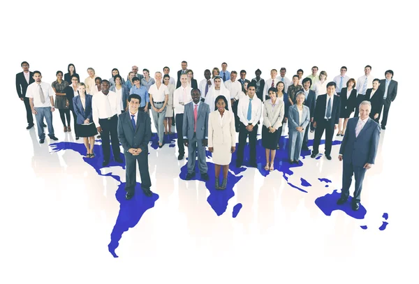 Group of Business People standing together — Stock Photo, Image