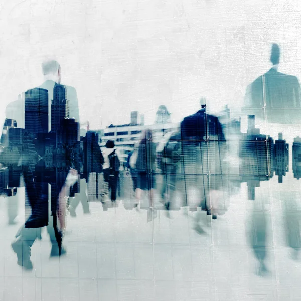 Business People Walking in city — Stock Photo, Image