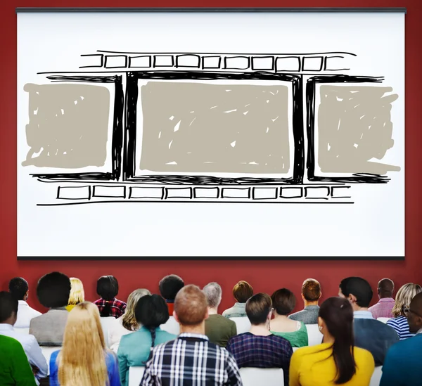 Filmstrip Roll Concept — Stock Photo, Image