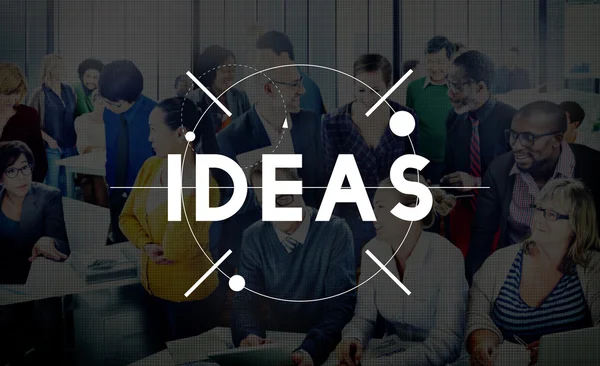 Ideas Thinking Concept — Stock Photo, Image