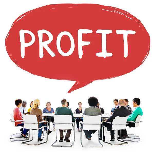 Profit Gain Financial Concept — Stock Photo, Image