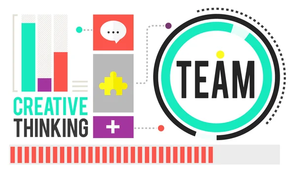Team Corporate e Collaborazione — Foto Stock