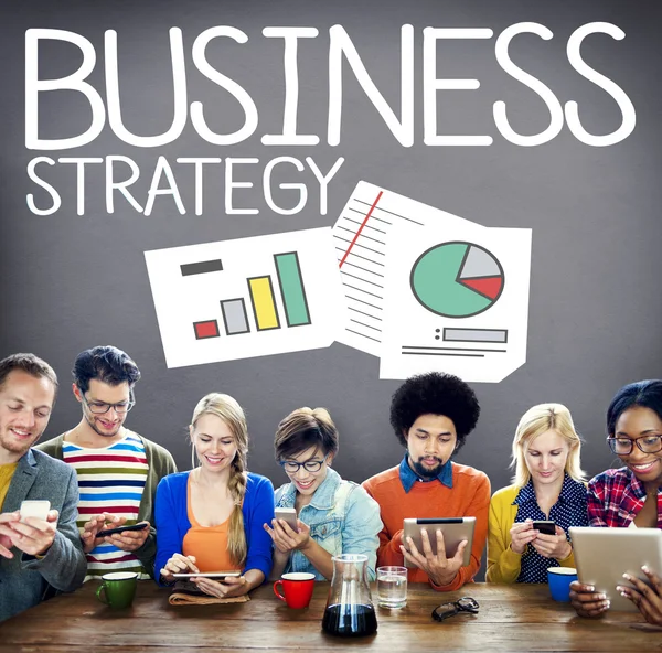 Επιχειρησιακού σχεδίου επιχειρήσεων στρατηγικής μάρκετινγκ — Φωτογραφία Αρχείου