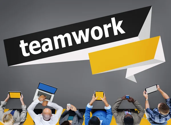 Team Corporate Teamwork Collaboration Concept — Stock Photo, Image