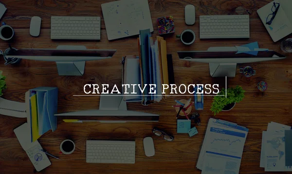 Progettazione di processo creativo brainstorming — Foto Stock