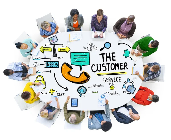 Het Customer Service Concept — Stockfoto