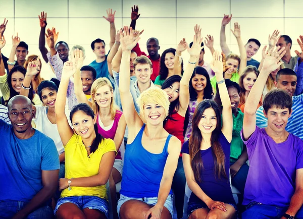 Diversidade alegre Pessoas — Fotografia de Stock