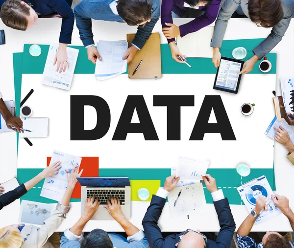 Datenanalyse, statistisches Informationskonzept — Stockfoto