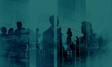 İş adamlarını tartışma sırasında