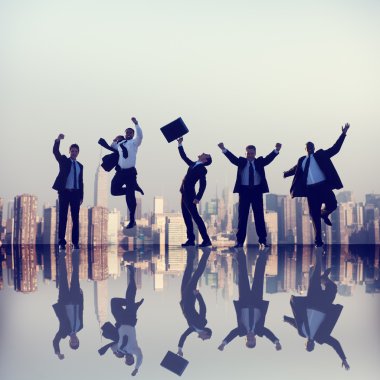 iş adamları ve takım çalışması kavramı 