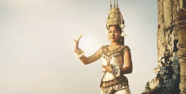 Aspara dansçı vasıl Angkor Wat