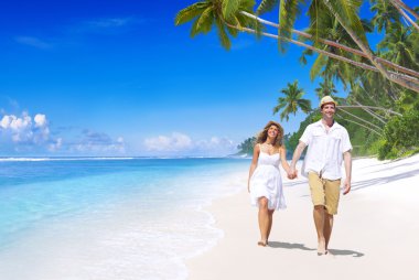 Çift yaz balayı konsepti