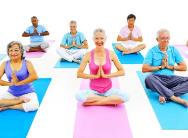 Üst düzey yetişkin gevşeme Yoga kavramı