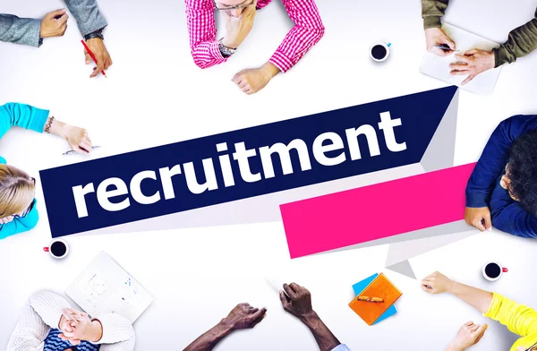 Recruitment Hiring Human Resources — Stock Photo, Image