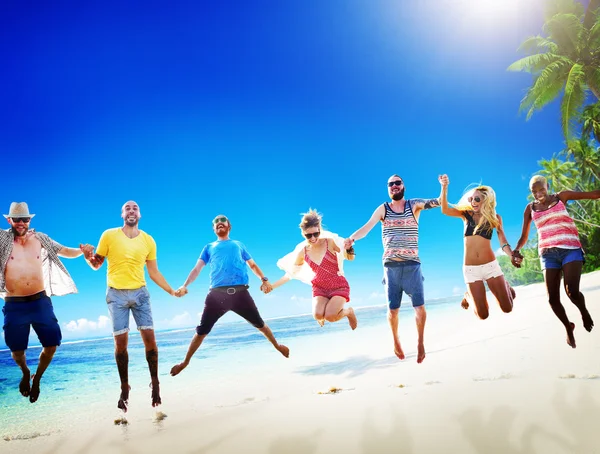 Beach Summer Friends Concept — Stock Photo, Image