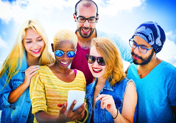Diverse group of Summer Friends Concept — Stock Photo, Image