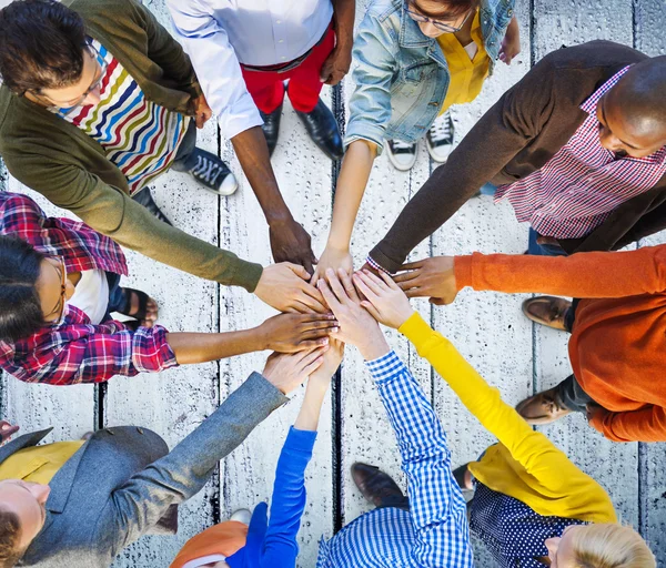 Team Corporate Teamwork Concetto di collaborazione — Foto Stock