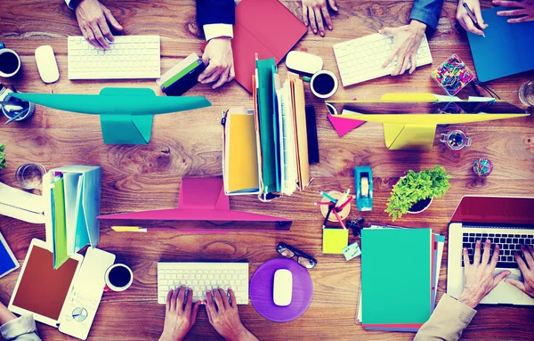 Group of Business People Working — Stock Photo, Image