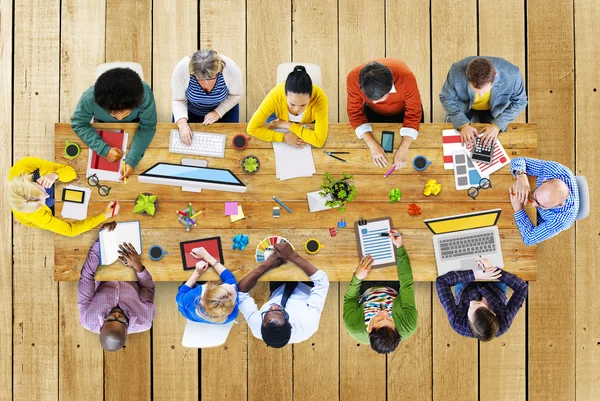 Vergadering van zakenmensen — Stockfoto