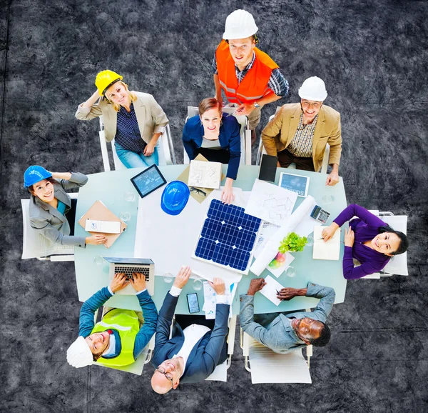 Architects and Engineers on Meeting — Stock Photo, Image