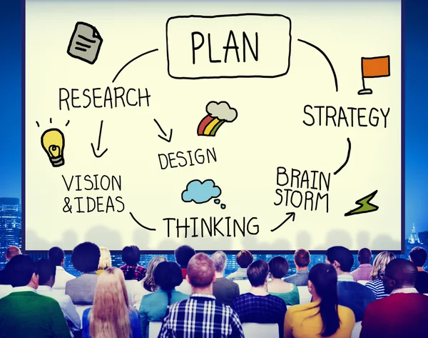 Plan strategy Concept — Stock Photo, Image