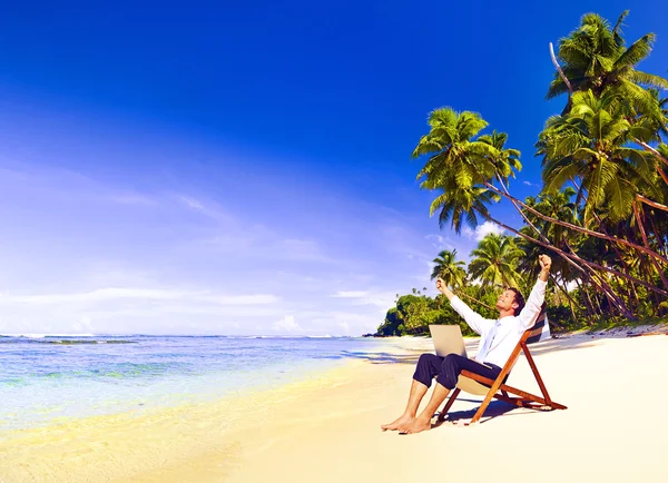 Businessman Freedom Vacation Concept — Stock Photo, Image