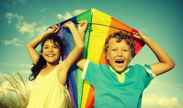 Cheerful Children Playing — Stock Photo, Image