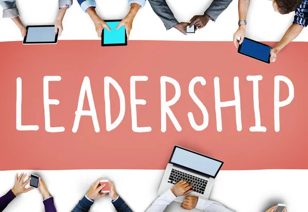 Leadership Manager Concept de gestion — Photo