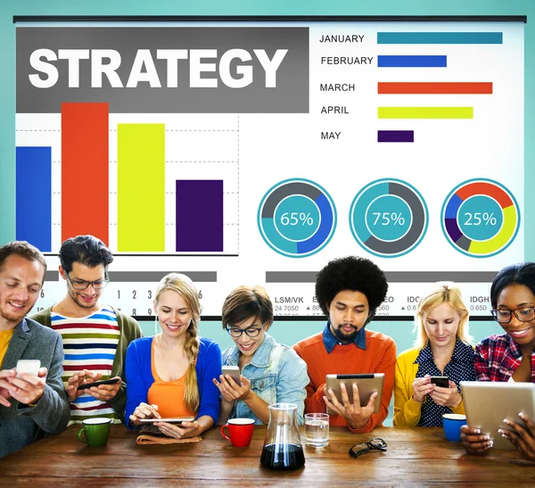 Strategie plánování marketingu — Stock fotografie