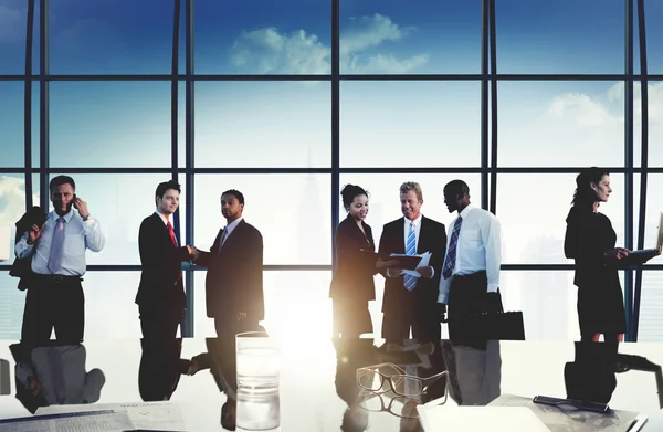 Group of business people at meeting — Stock Photo, Image