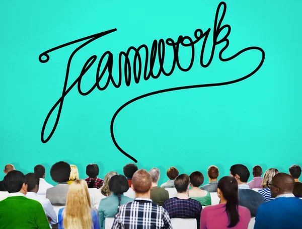Teamwork Team Collaboration Concept — Stockfoto