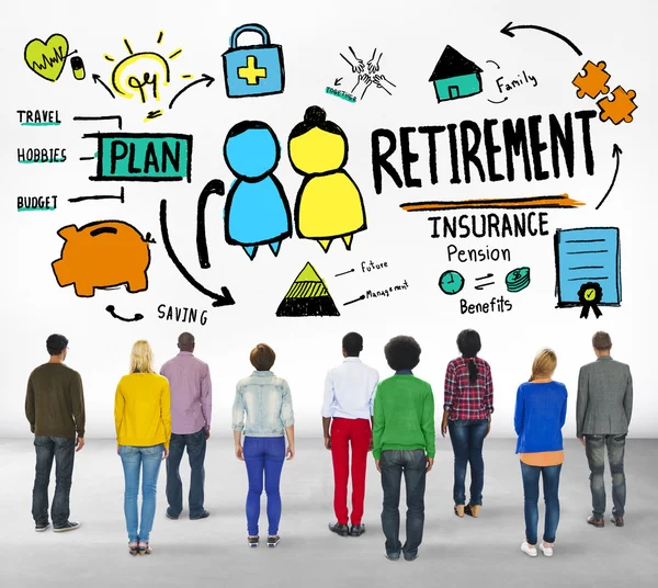 Diversity People, Retirement Vision — Stock Photo, Image