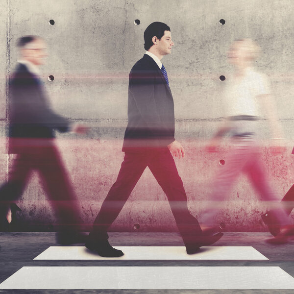 Business People Walking  Concept
