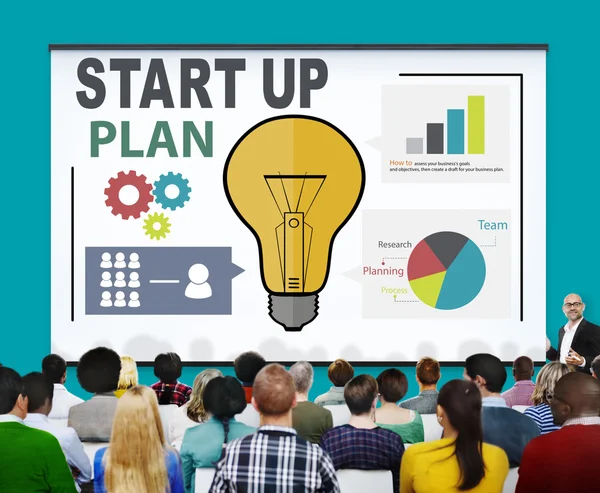 Startup Success Concept d'entreprise — Photo