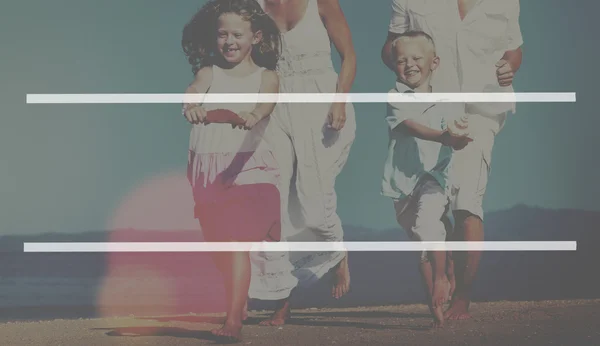 Rodina dovolená letní dovolená koncept — Stock fotografie