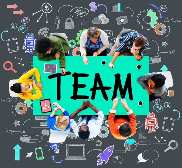 Teamwork Support Concept — Stock Photo, Image
