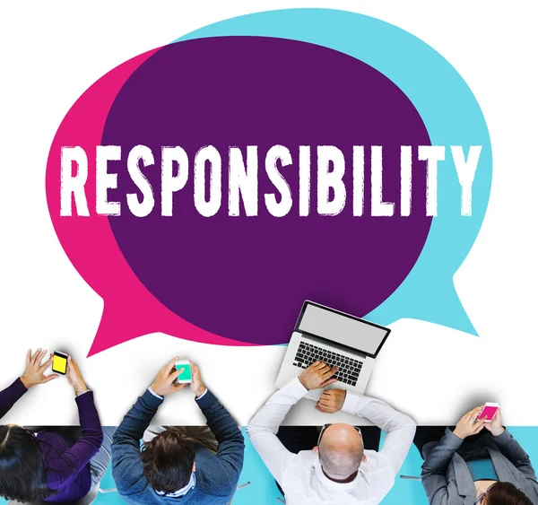 Grupo de Pessoas e Responsabilidade — Fotografia de Stock