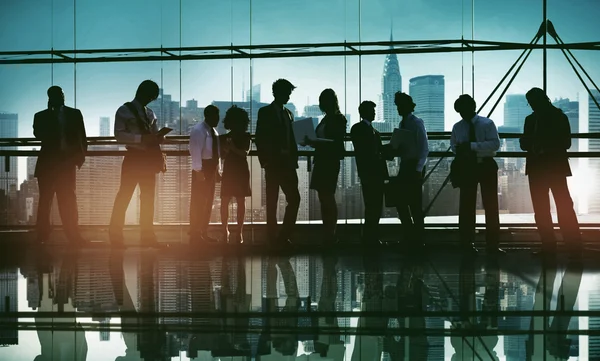 Group of business people talking — Stock Photo, Image