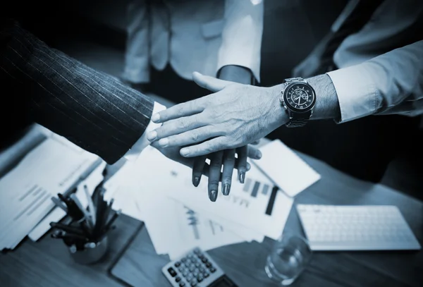 Business Team Hands together — Stock Photo, Image