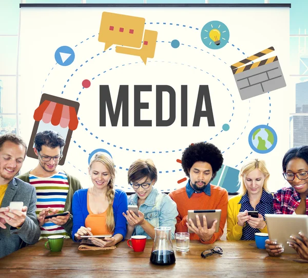 Technologie des médias Communications — Photo