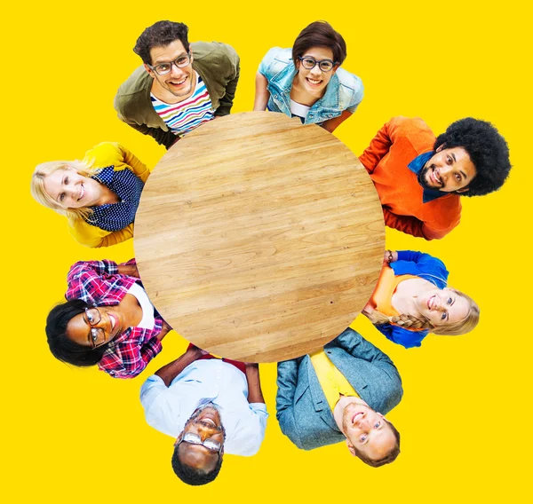 Grupo de personas de la diversidad, concepto de unidad — Foto de Stock