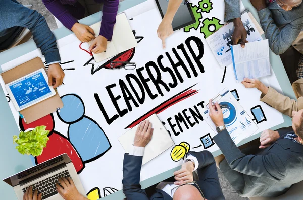 Concetto di gestione Leader leadership — Foto Stock