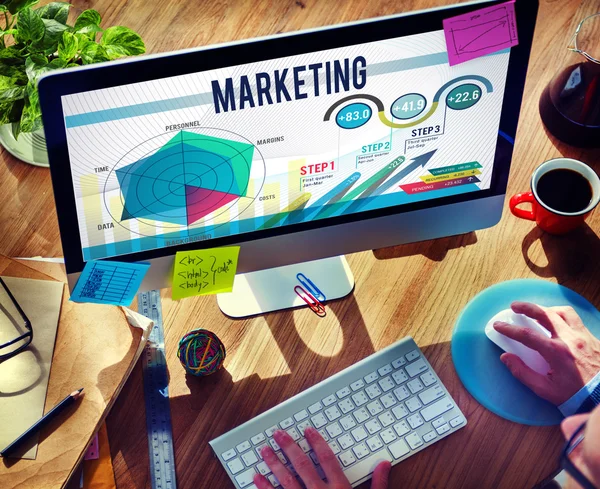Marketing Planning Strategy Concept — Stock Photo, Image