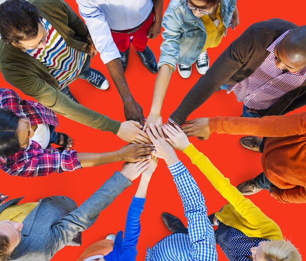 Team Corporate Teamwork Collaboration Concept