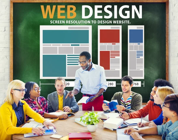 Concepto de diseño web — Foto de Stock