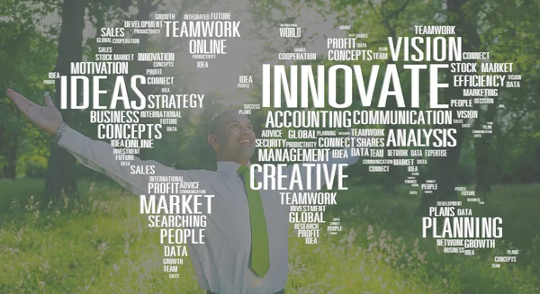 Innovate Inspiration map — Stock Photo, Image